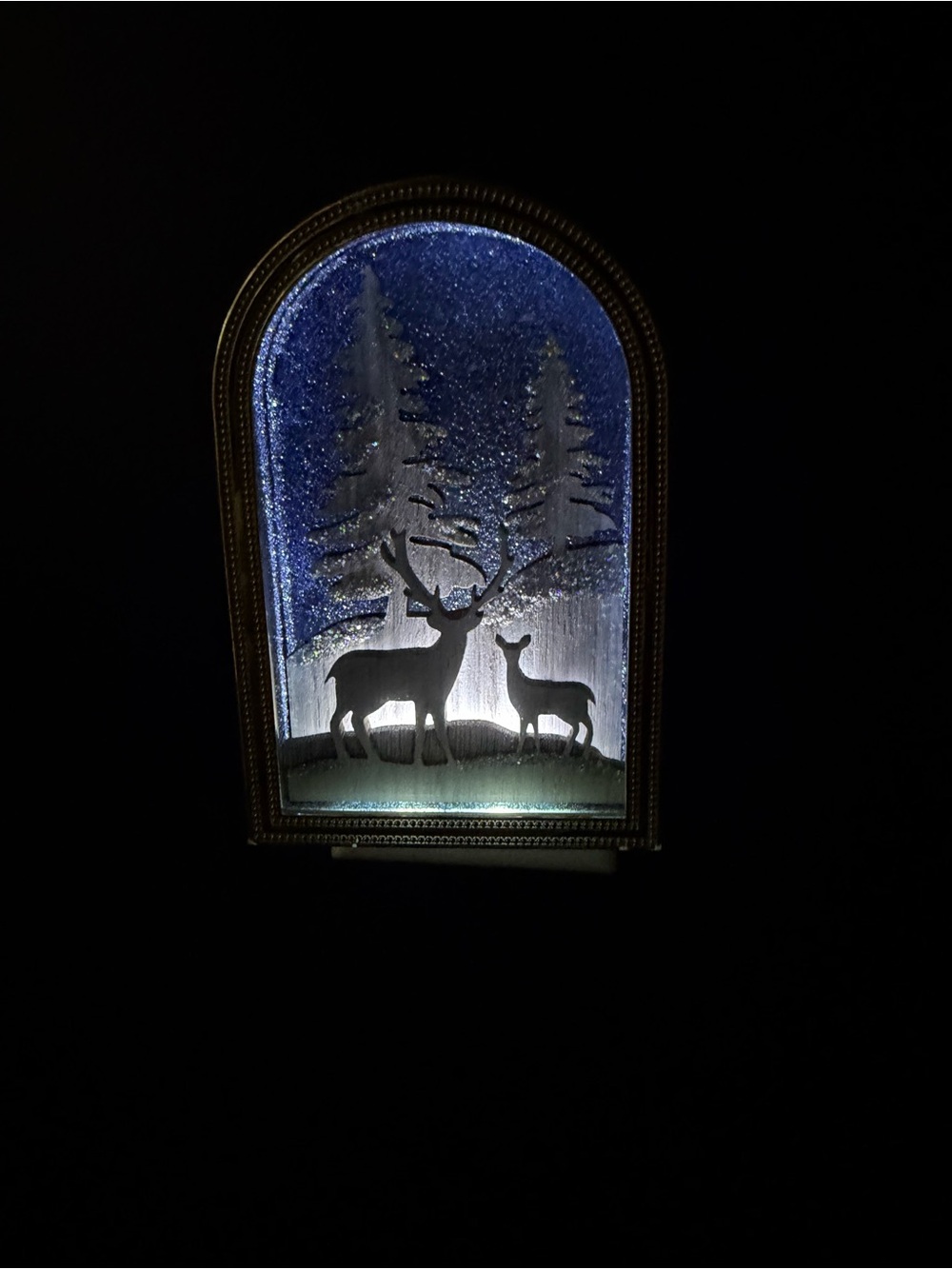Bath & Body Works Blue Deer Winter Light Frame